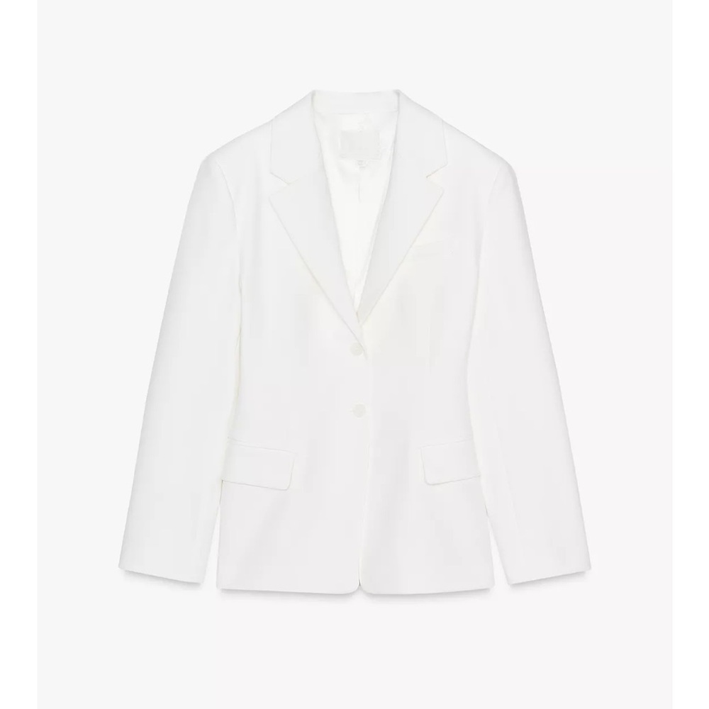 Zara Fitted Waist White Blazer - NWT